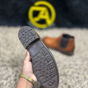 Leather HafCut Chelsea Boots - Image 5