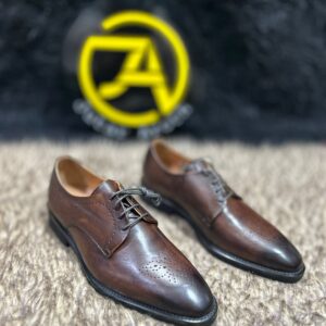 Panch Cut Leather Derby - Image 3